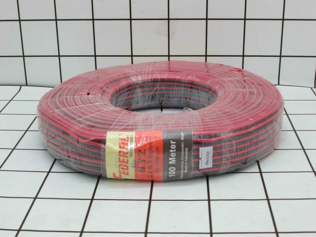 Federal Kabel NYZ 2x0,5mm Merah Hitam Per Meter