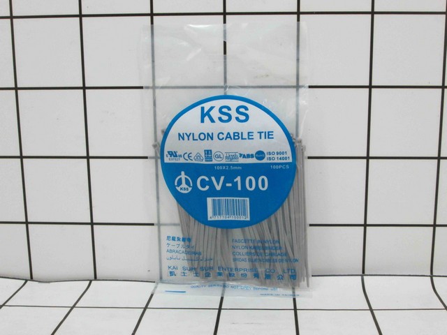 KSS CV-100 - Kabel Ties Nylon Original Ukuran 100 x 2.5 mm Abu-abu