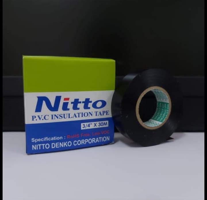 Nitto Isolasi Listrik PVC 3/4 Inch x 30M