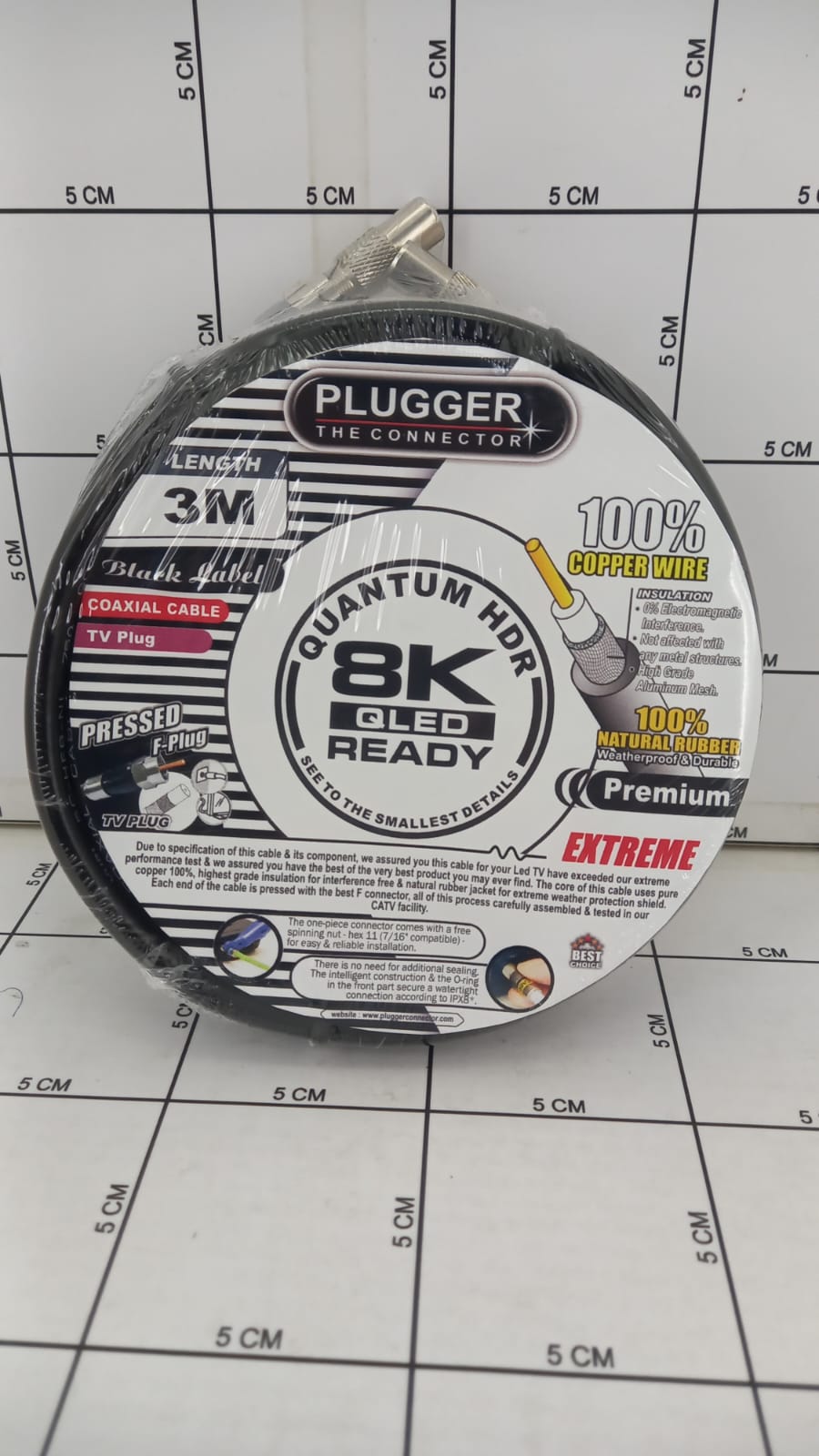 GE - Kabel Konektor Antena TV 3 Meter