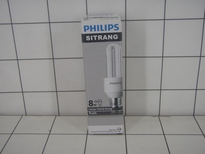 Philips Sitrang Lampu Hemat Energi 8W White