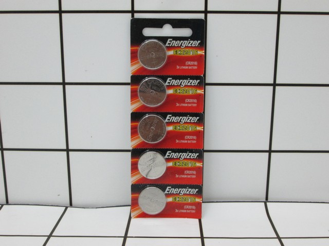 Battery Coin Engzr CR2016 100 mAh (to 2.0 volts) (Rated at 30K ohms at 21°C) Typical 3.0 Volts Typical