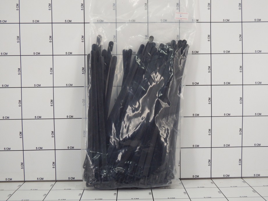 Kabel Ties Zip Cable Organizer Reusable Kabel Ties 20cm Bisa Dibuka Hitam 25 pcs