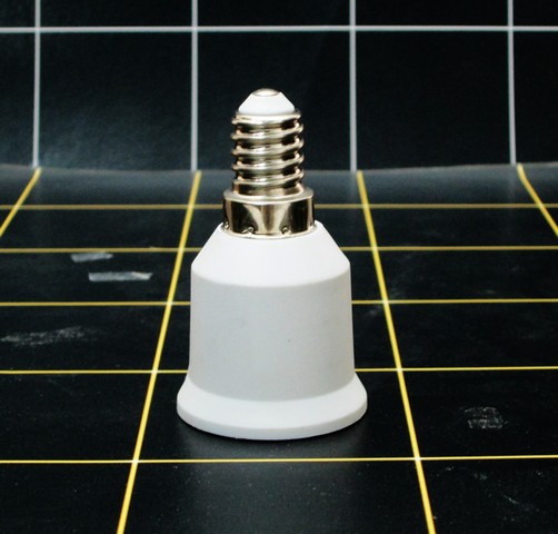 GE - Fitting Sambungan Lampu E14-E27 6 cm