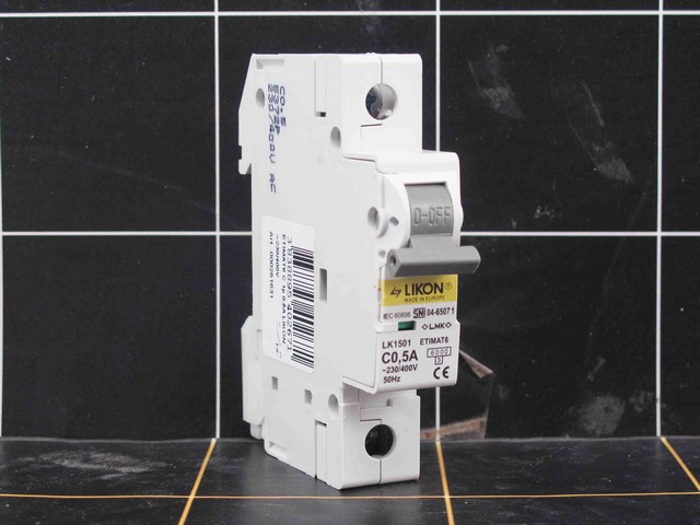 LIKON - MCB 6KA 1 Pole 0.5A