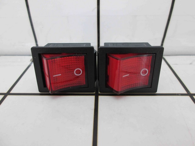 Roker Switch Power Saklar On Off Besar 6 Pin Merah Kotak Besar