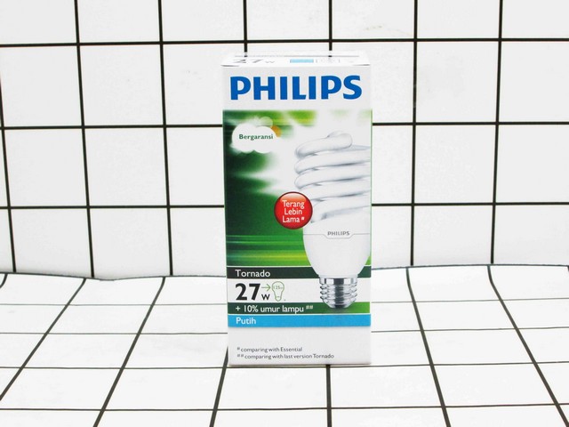 PHILIPS - Lampu Tornado 27 Watt Cool Daylight