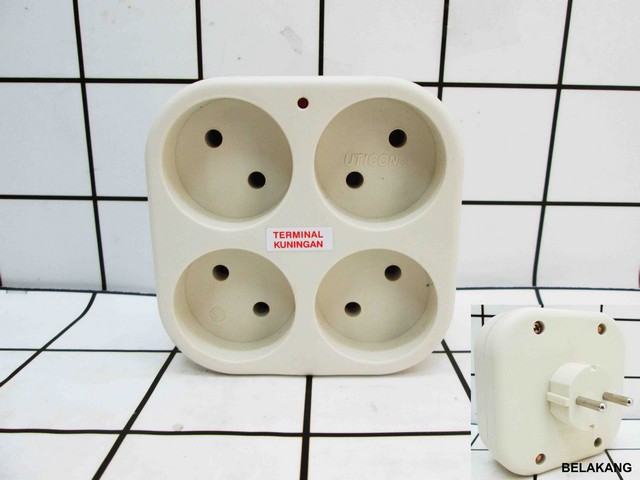 UTICON - Stopkontak 4 Lubang S-448NA