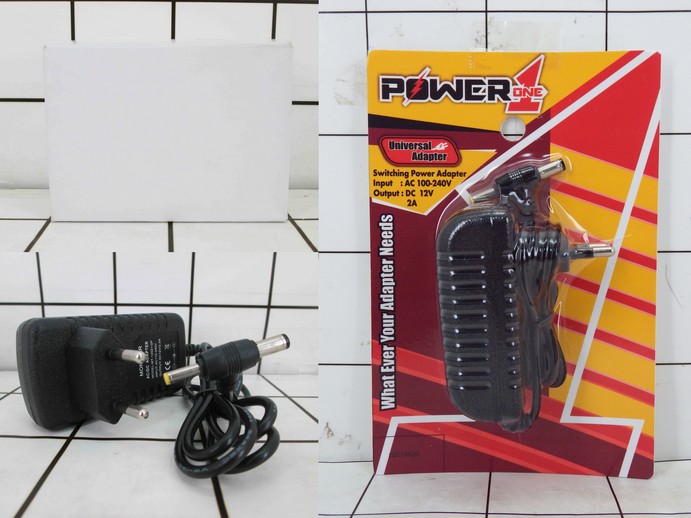 Adaptor DC 12V 2A 2 Pin