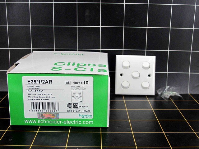 Schneider Clipsal E30 S Classic Isi 10Pcs