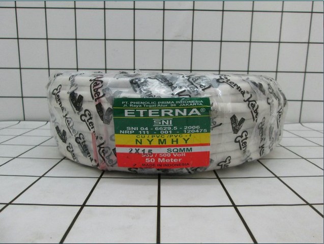Eterna Kabel Listrik  2 x 1,5 mm 50M