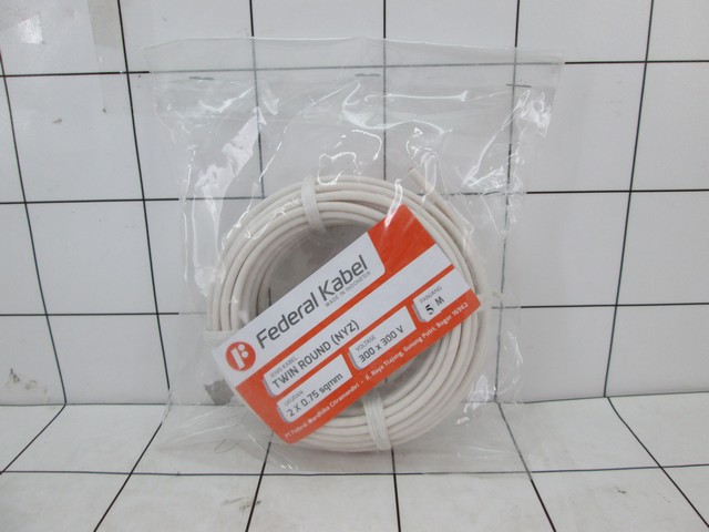 FEDERAL - Kabel NYZ 2 x 0.75mm 5 Meter