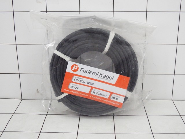 Federal Kabel Coaxial 3C 10 Meter Hitam