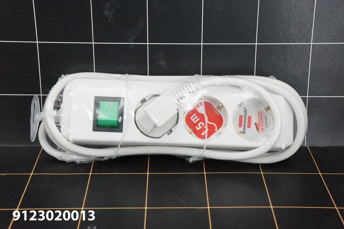 Brennenstuhl Ecoline 3 Lubang SW20013 White
