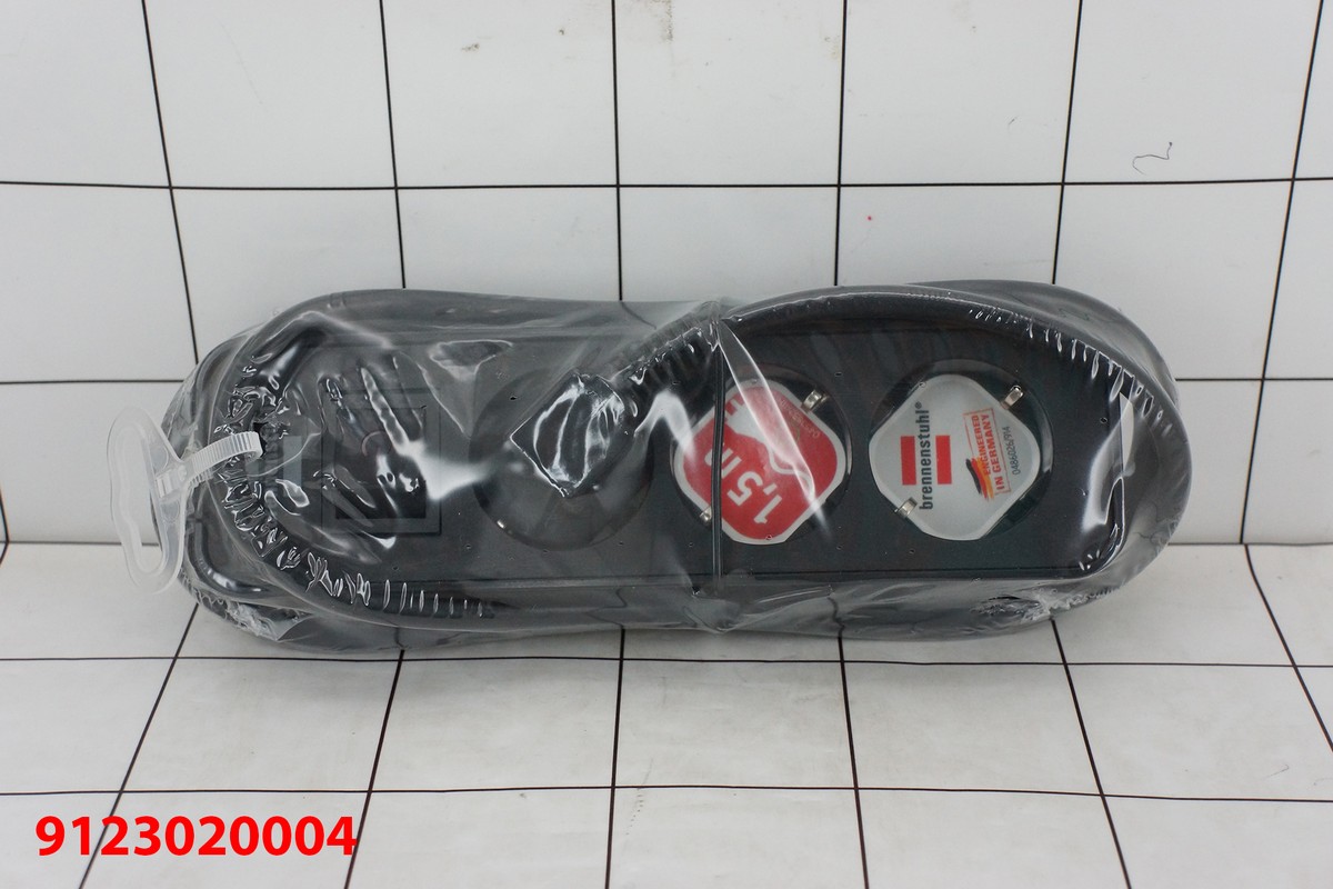 Brennenstuhl Ecolor 3 Lubang Sw 20004 Black 1,5M