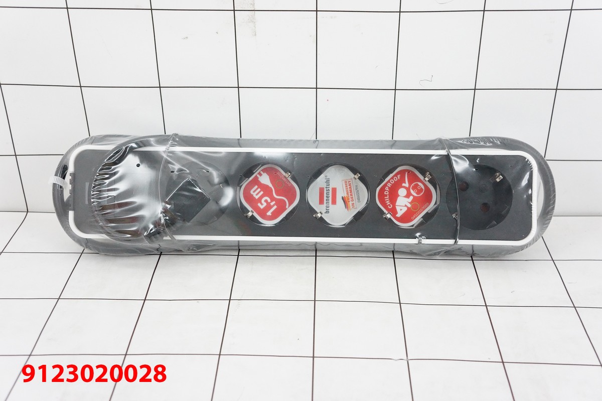 Brennenstuhl Stop Kontak 5 Socket Listrik Ecolor White