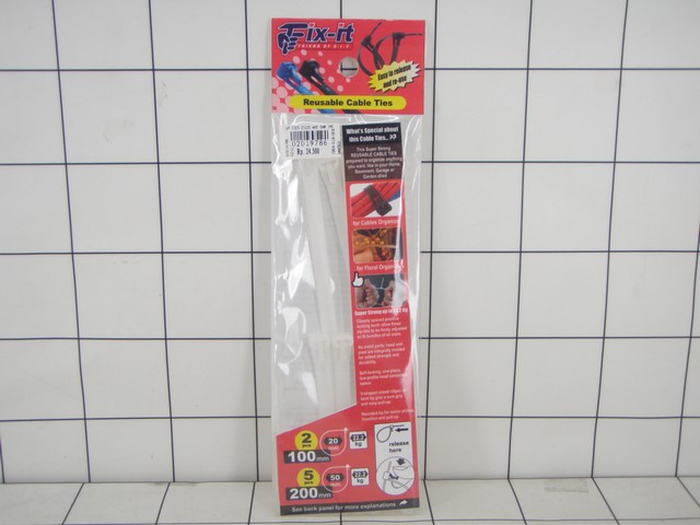 GE - Kabel Ties Putih 2 Ukuran