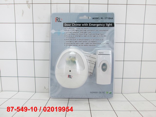 RL - Bel Pintu Wireless dengan Lampu Darurat