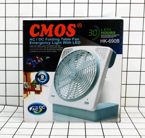 CMOS Emergency 2 In 1 Lamp & Fan  Hk-690B