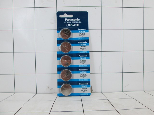 Battery Coin Psonic CR2450 620 mAh (to 2.0 volts) (Rated at 7.5K ohms at 21°C) Typical 3.0 Volts Typical