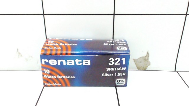 Battery Coin Renata SR616/321 2PC 15 mAh · High capacity retention on storage 1.55V