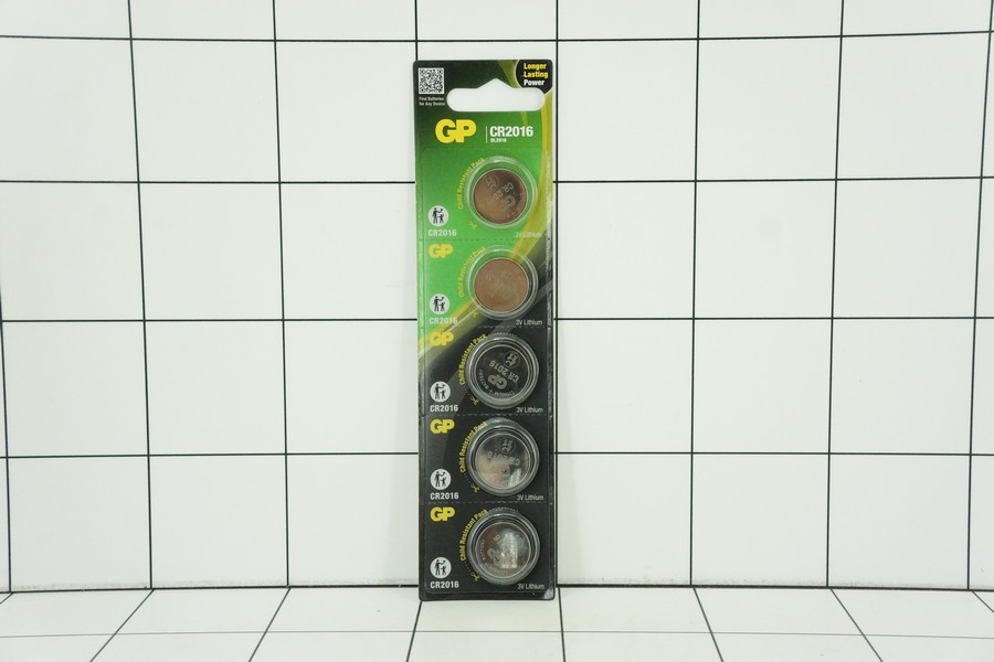 Battery Coin GP CR2016 BP5XXX 3 Volts