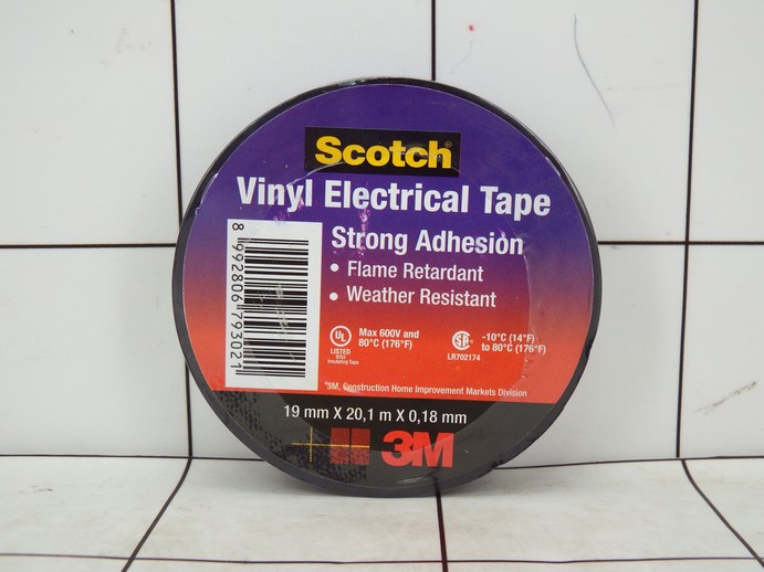3M Scotch 700/790 Vinyl Electrical Tape 19mm x 20,1m x 0,18mm