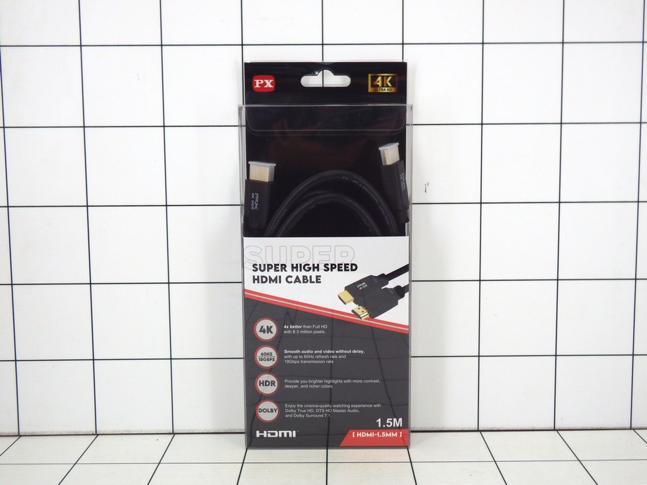 PX Kabel HDMI 1,5mm 4K HDR