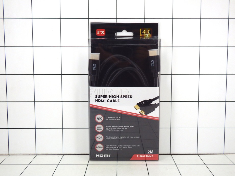 PX Kabel HDMI 2 Meter 4K HDR