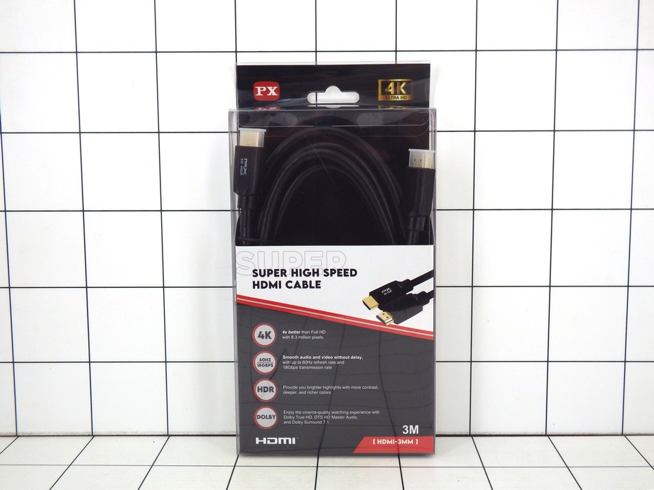 PX kabel HDMI 3M V2.0  Full HD 4K