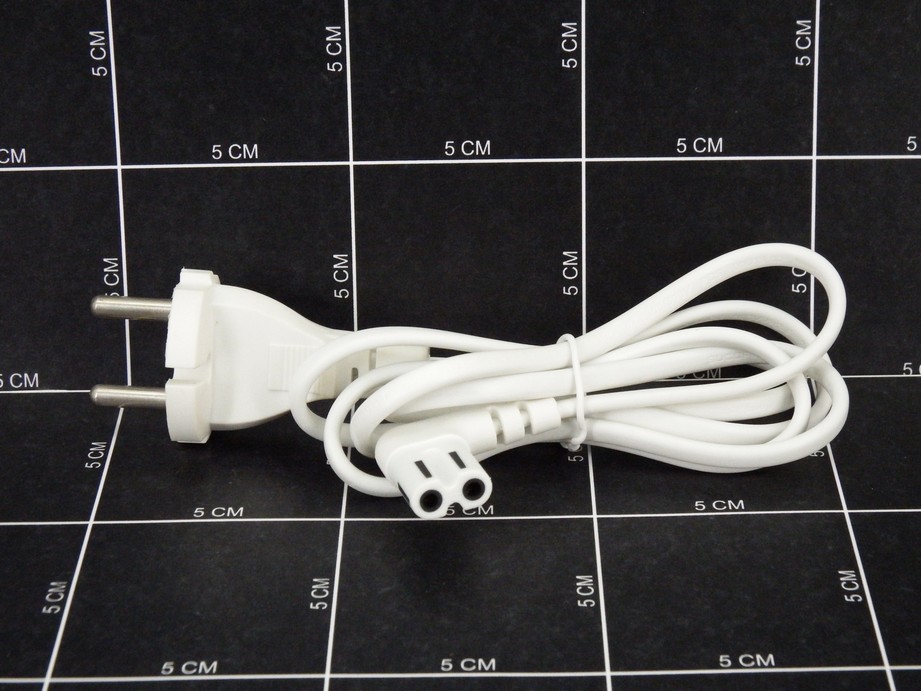Kabel Power AC Cord Angka 8 Tipe L Bengkok Standard