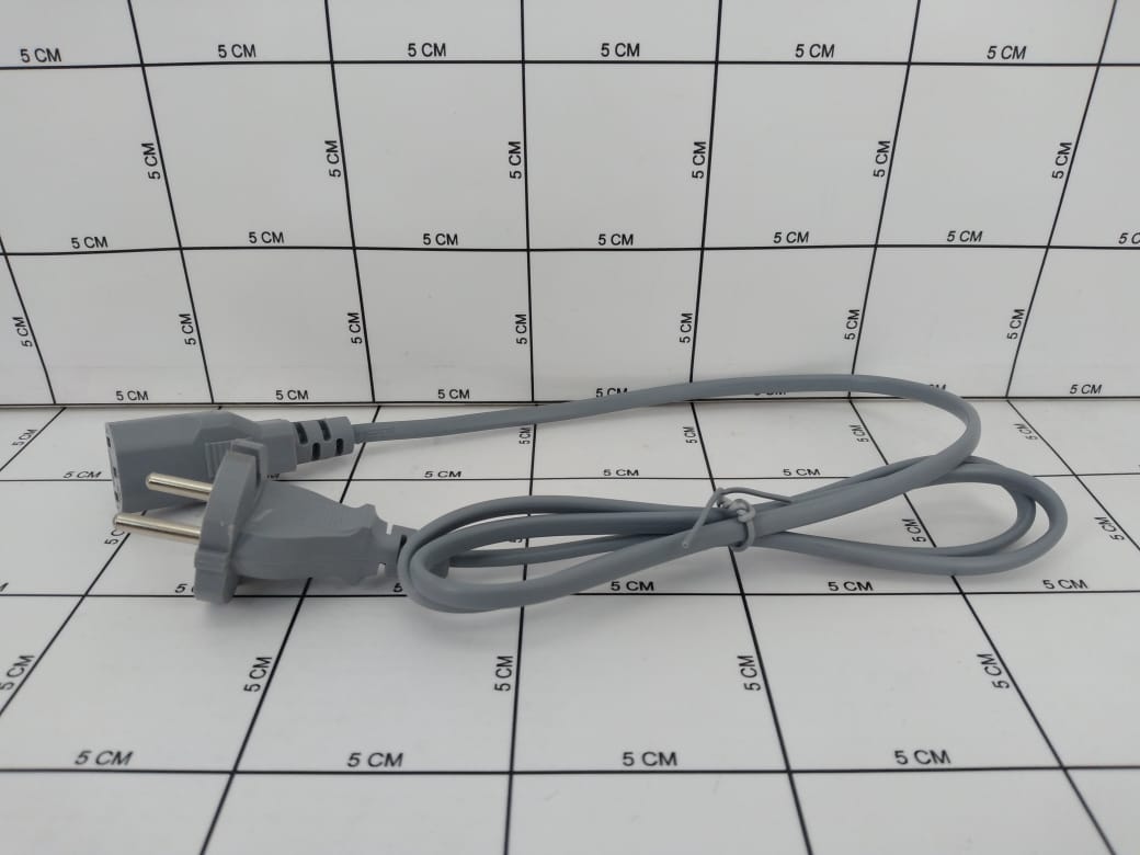 Kabel Rice Cooker Magic Com Colokan Abu-Abu