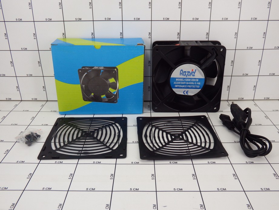 RAPID Cooling Fan AC 220V ukuran 12 x 12 x 3.8 cm