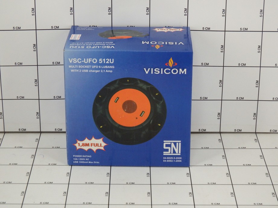 Visicom Ufo Kabel Roll Box Plus USB Port 1.8M