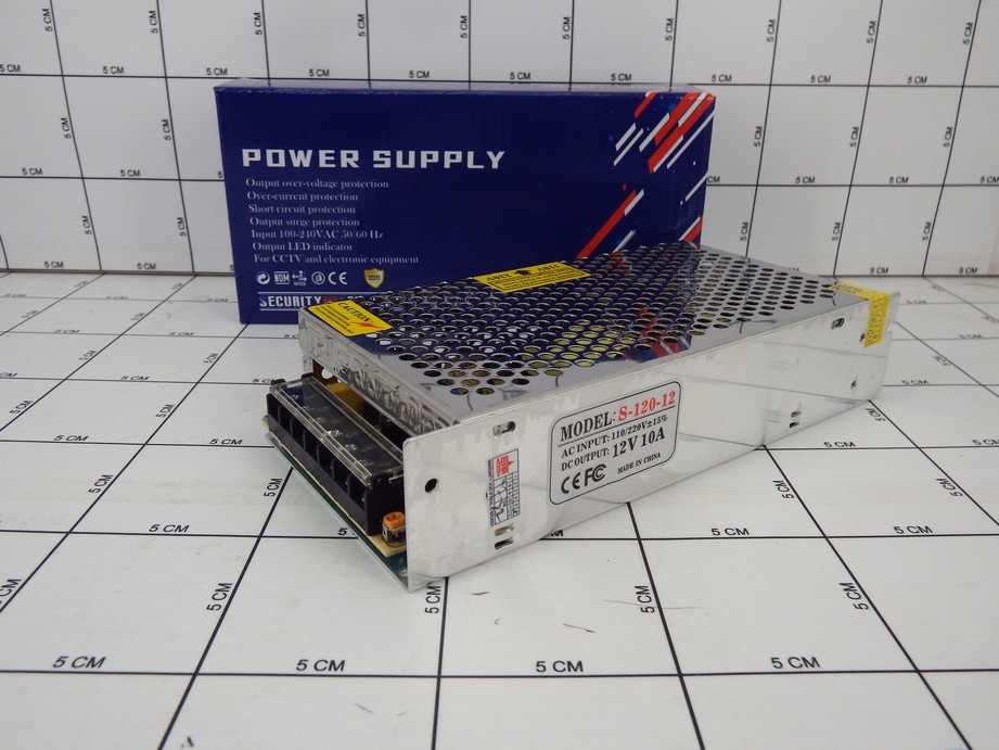 Power Supply Jaring PSU 12V/10A Travo Led strip cctv switcing ac to dc