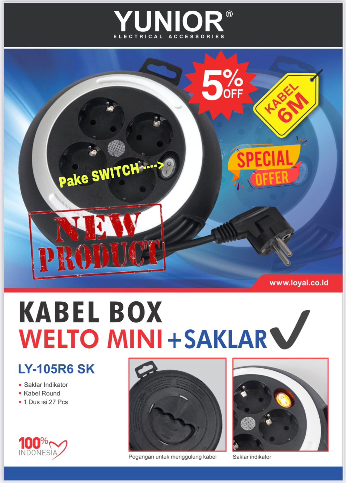 Loyal Kabel Roll 1056sk 6M