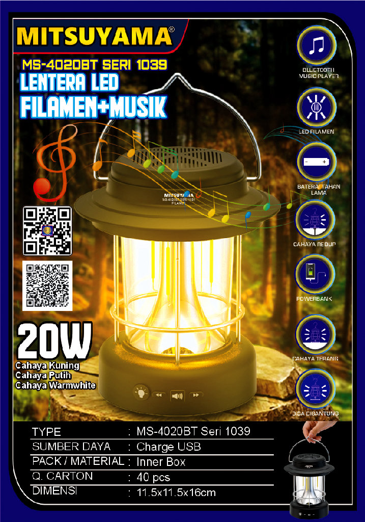 Lampu Emergency Mitsuyama MS-1039