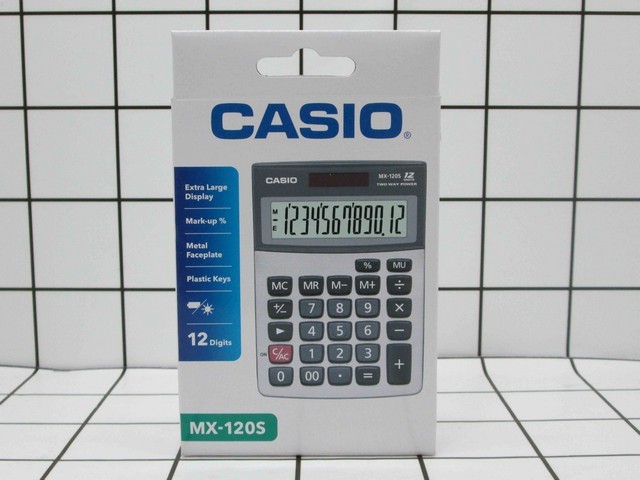 Casio Calkulator MX-120B  12 Digit
