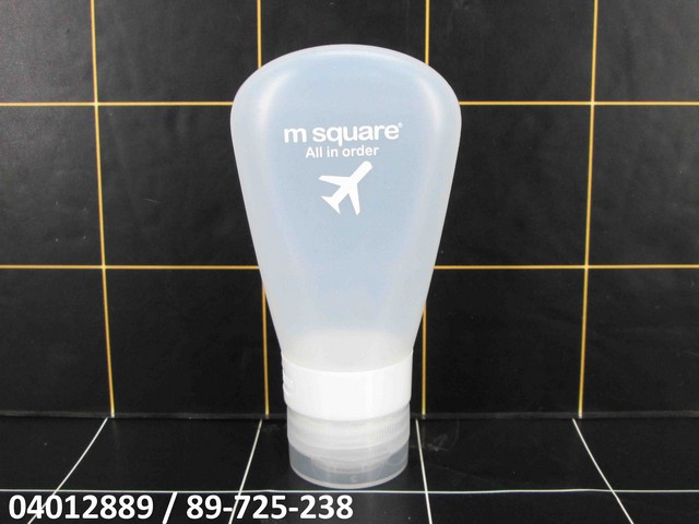 M Square MS S1591 Smart Toiletry Bottle Refill Putih Botol Isi Ulang Travel 60 ml