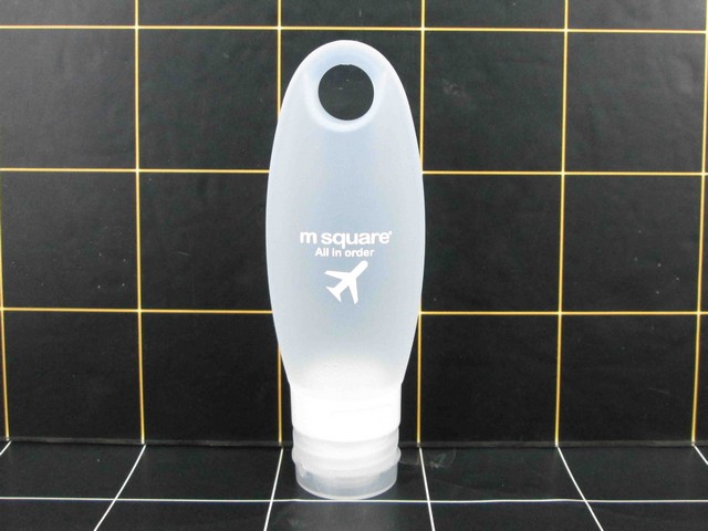 M Square Botol Sabun Silicone Botol Refill Smart Hang Toiletry Bottle 98ml - Putih