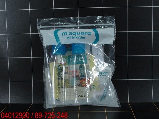M Square MS Smart Toiletry Bottle 100ml Set 4 / Botol Refill S151600