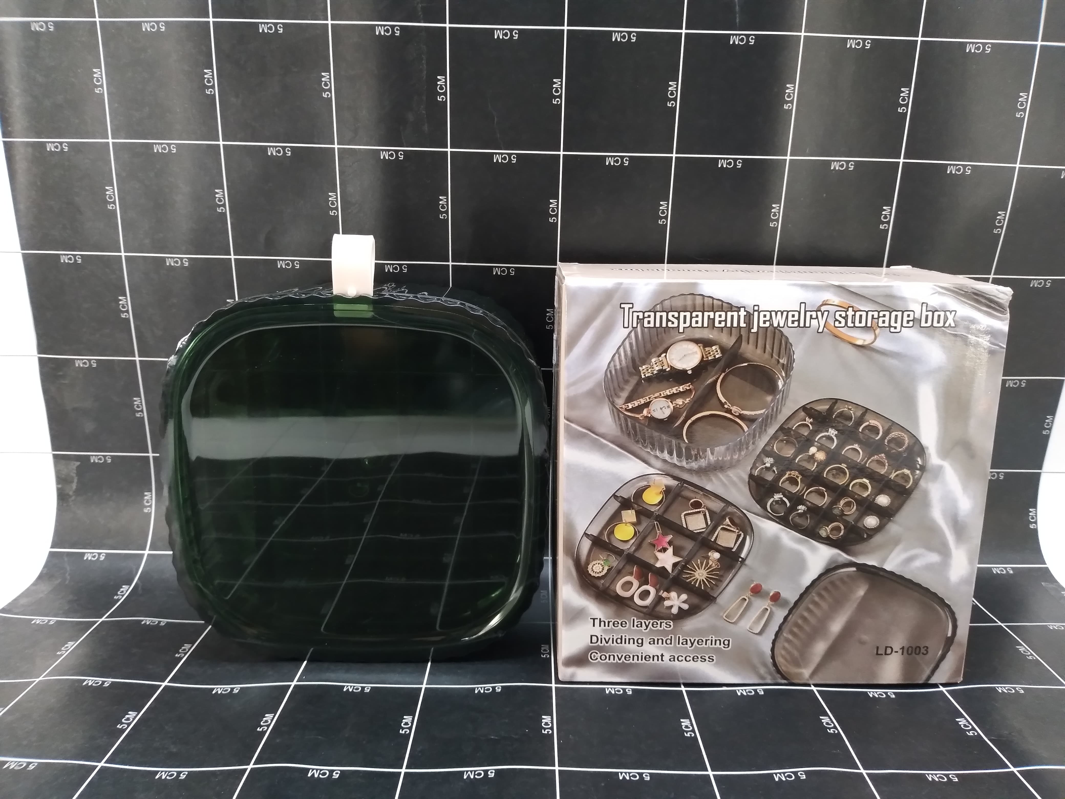 Kotak Perhiasan Jewelry Organizer Box 3 Layer Tingkat 3 LD-1003
