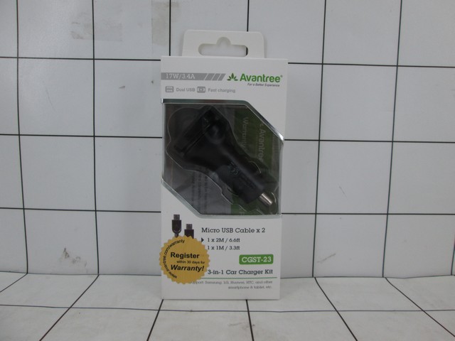GE Avantree saver Car Charging 3 in 1 CGST23