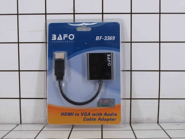 BAFO BF-3369 HDMI to VGA Adapter With Audio