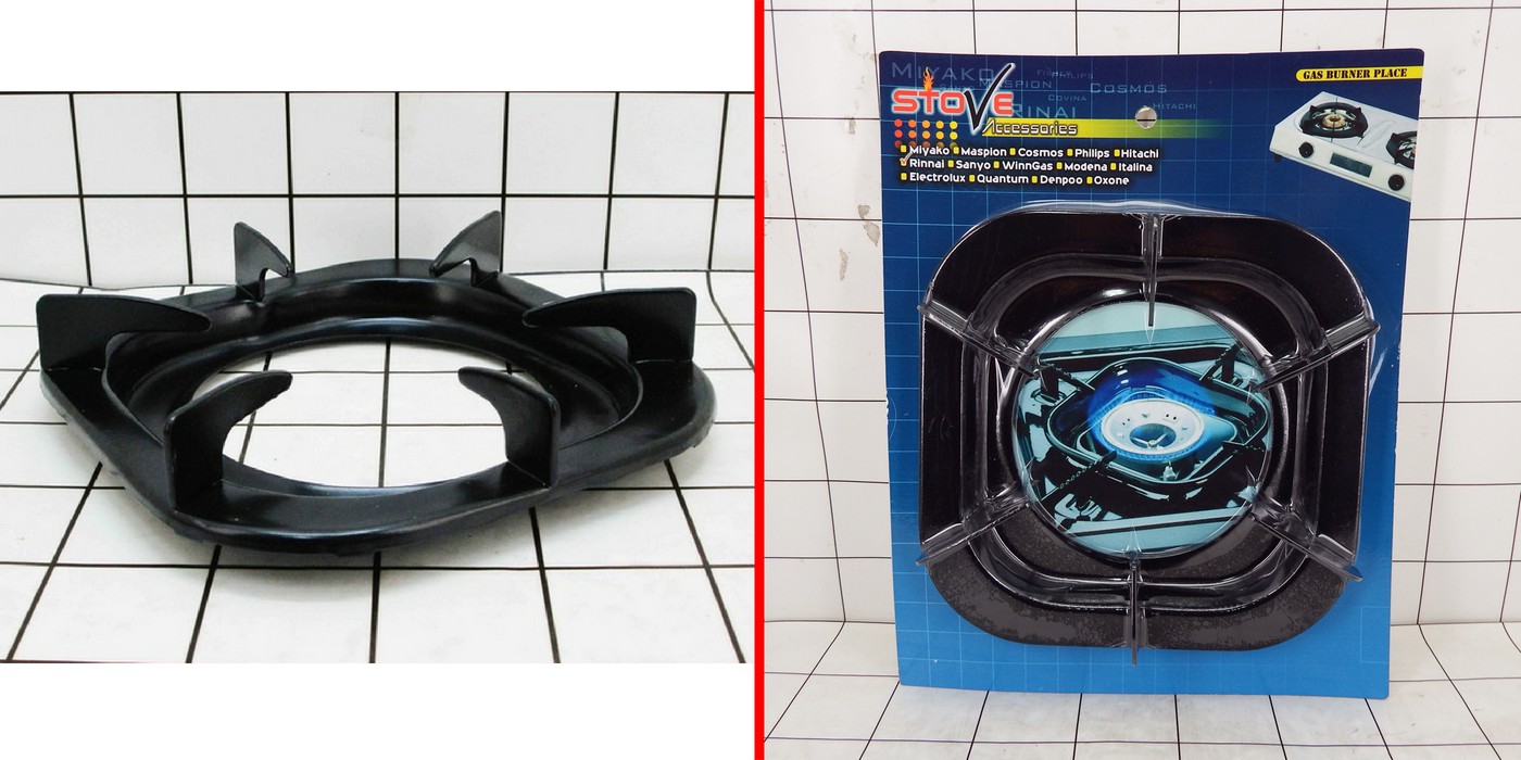 Tatakan / Dudukan Tungku Kompor Gas Rinnai Kaki 6 Rinai Bagus Tebal