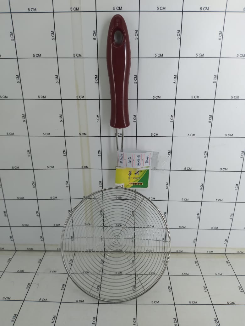 GE Saringan gagang merah stainless steel