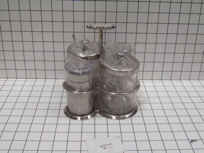 Tempat Bumbu Stainless Stell 4 Pcs