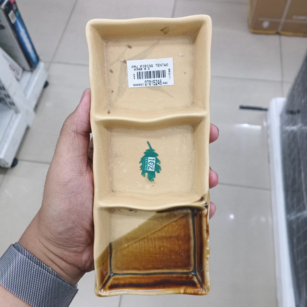 GE - Piring Sauce 3 Sekat
