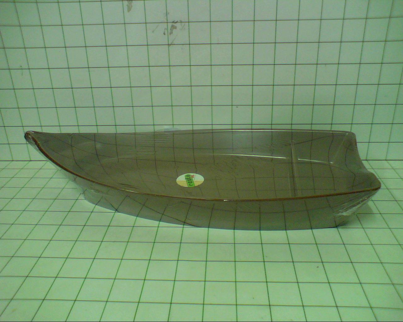 GE - Piring Melamin Coklat 2 Sekat
