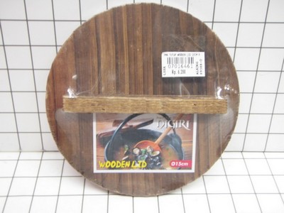 Tutup Panci Kayu Wooden Lid 15 Cm
